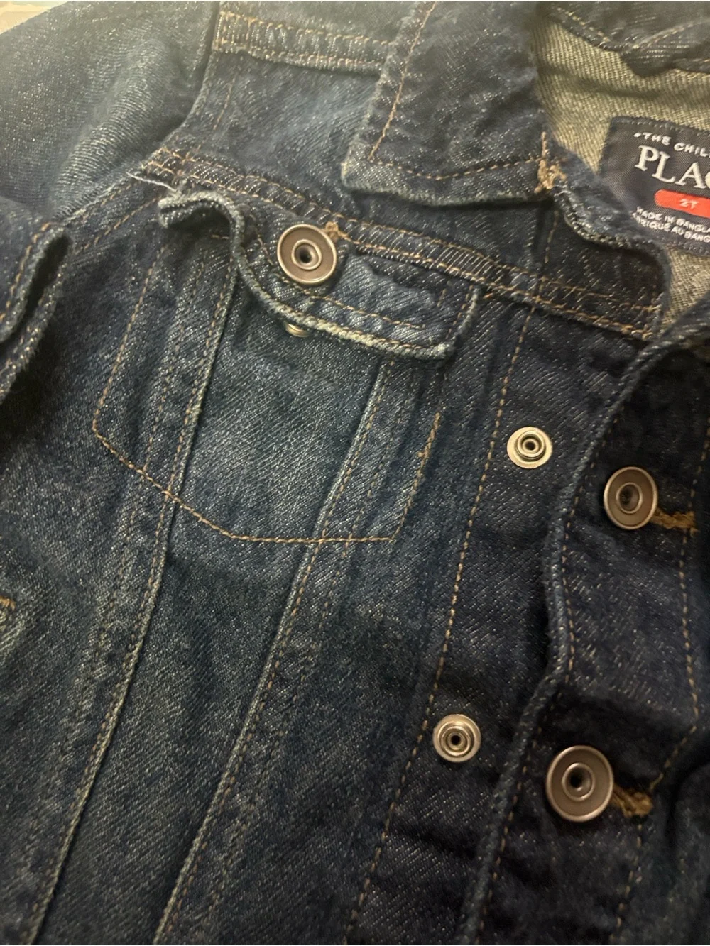 The Children's Place Dark Blue Denim Jacket - Boys